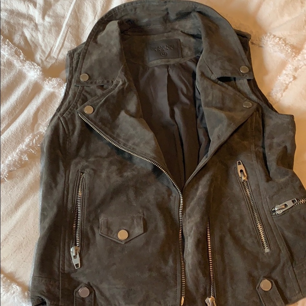 Blank nyc grey suede vest